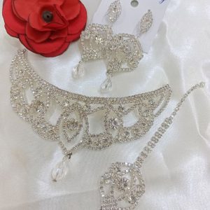 Golden Crystal Girls Jewelry Set For Women