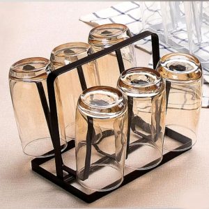 Stainless Steel Under Cabinet Glass Holder